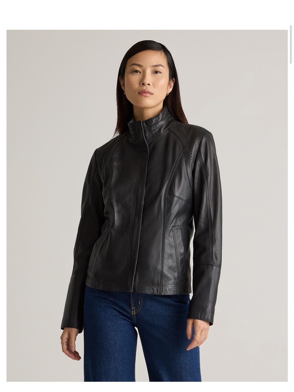 Quince 100% Leather Jacket